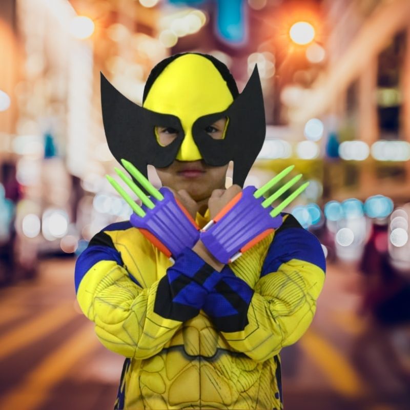 Disfraz Wolverine + Garras Retráctil