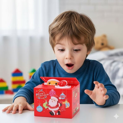 Alcancía Interactiva de Papá Noel | Juguete Educativo y Divertido para Niños
