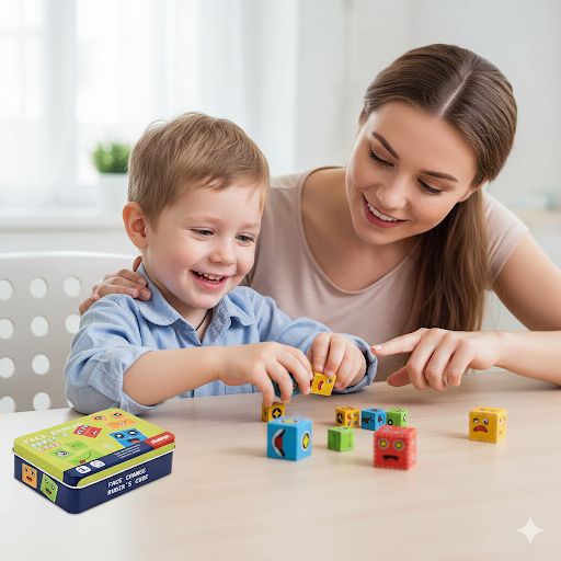 Juego Cubo de Emociones - Montessori