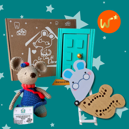 Kit 4: Ratón o Hada y Puerta + Cofre