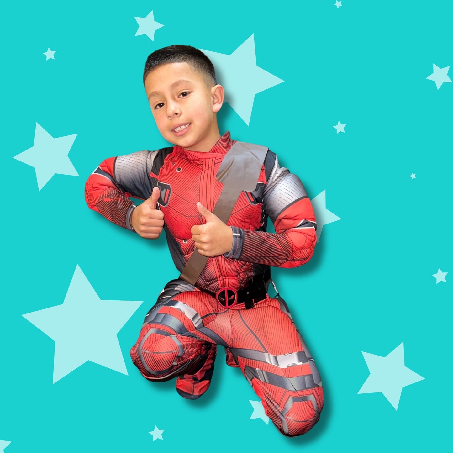 Disfraz Deadpool Músculos