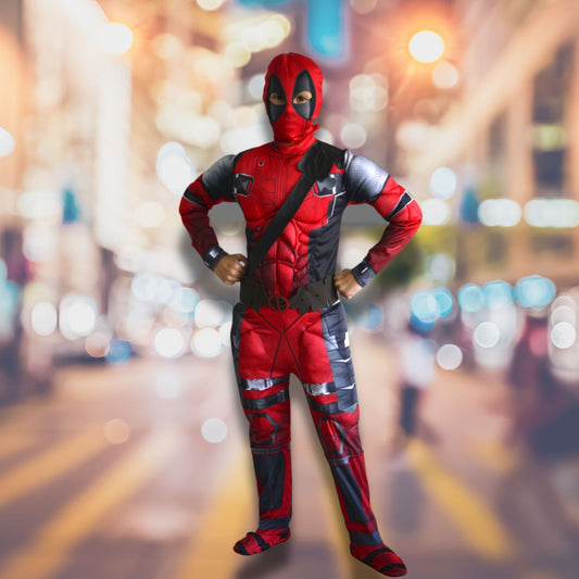Disfraz Deadpool Músculos