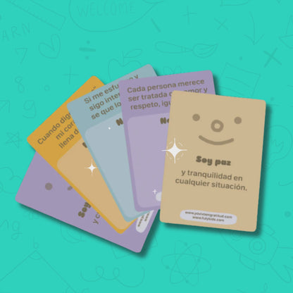 Tarjetas de Afirmaciones Nutritivas