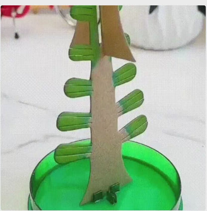 Árbol Mágico de Navidad | Árbol de Cristal que Crece | Experimento Navideño para Niños